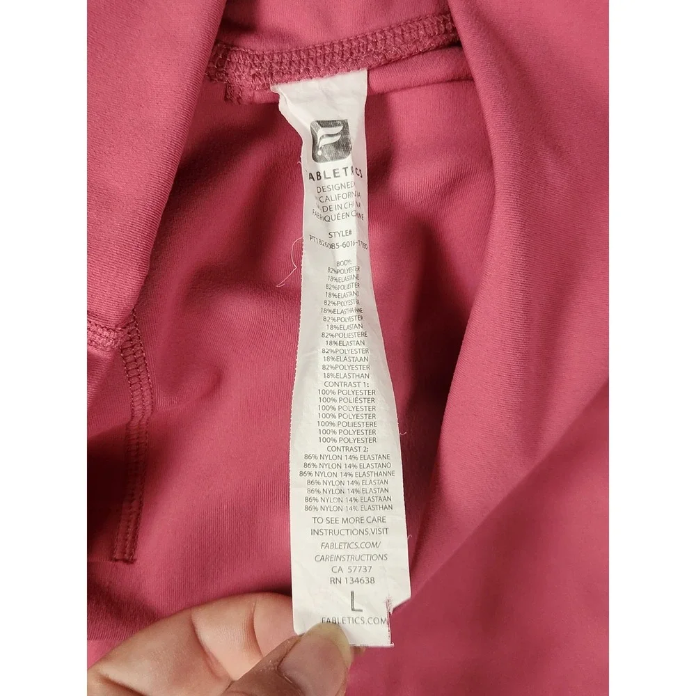 Fabletics Ultra High Waisted Seamless‎ Legging in a Purple Marbled L